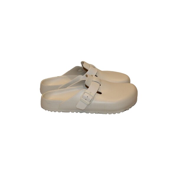 Birkenstock Men 8 Women 10 Boston Essentials EVA Sandals EGGSHELL EU 41 REG main image 5